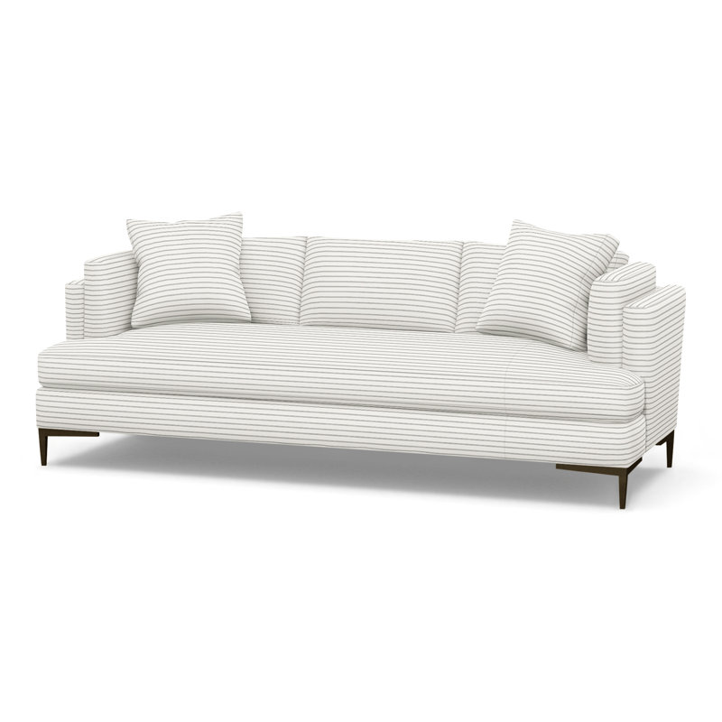 Aiden Upholstered 90.5'' Sofa, Antique Bronze, Perigold Birchbox Tuxedo