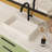 Modern 24"x14" Ceramic Vessel Sink - Rectangular, Low Water Absorption, For Multiple Settings White Rectangular Type, Stain , Home & Commercial Use