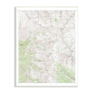 " Kings Canyon Sequoia National Park Topographic Map Geography " by Daphne Polselli