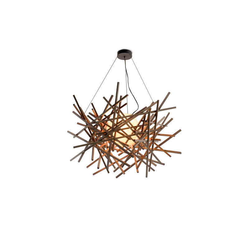 Cura 1 - Light Pendant, 2700K, Walnut