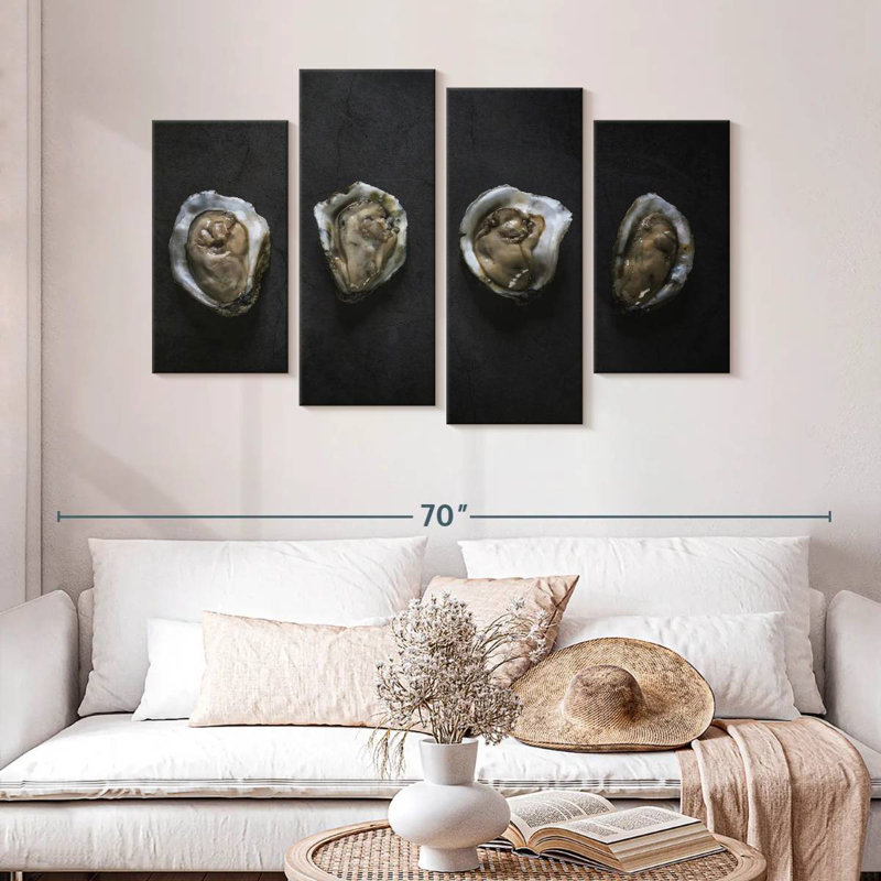 Brampt Raw Oysters, 32" H x 52" W