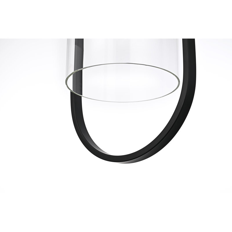 Jaxson Outdoor Wall sconce in Black, 24" H x 10" W x 10" D