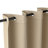 Abba Grayish White 52" W x 96" L Waterproof Grommet Top and Bottom Black Out Pergola Outdoor Single Curtain Panel-997782236-998080557