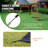 VEVOR Plastic Soccer with Carrying Case