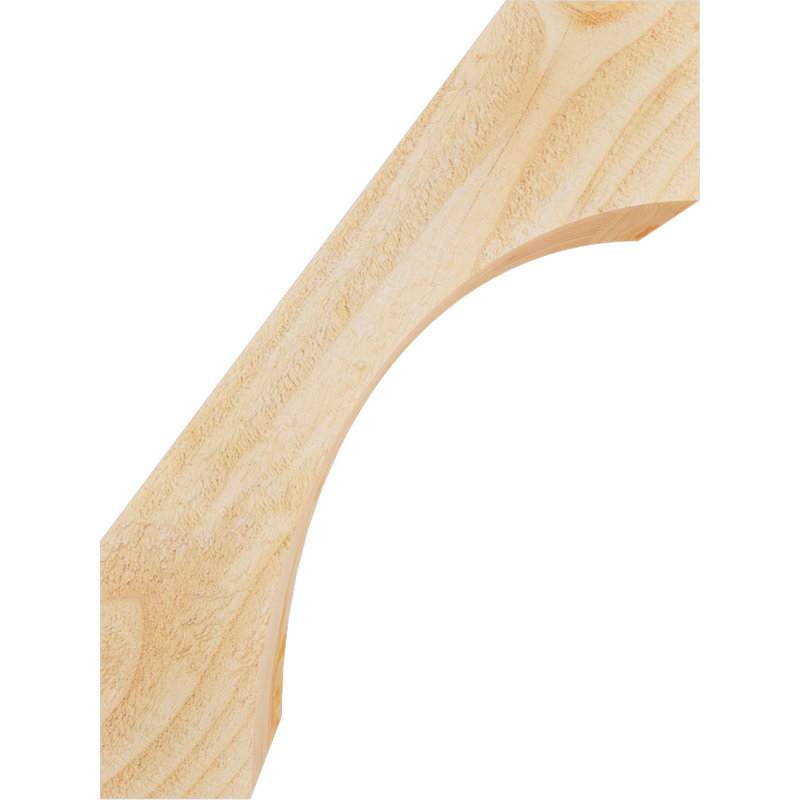 Attelle de genou Westlake, Sapin de Douglas, H 16 po x l 4 po x P 12 po, Brute