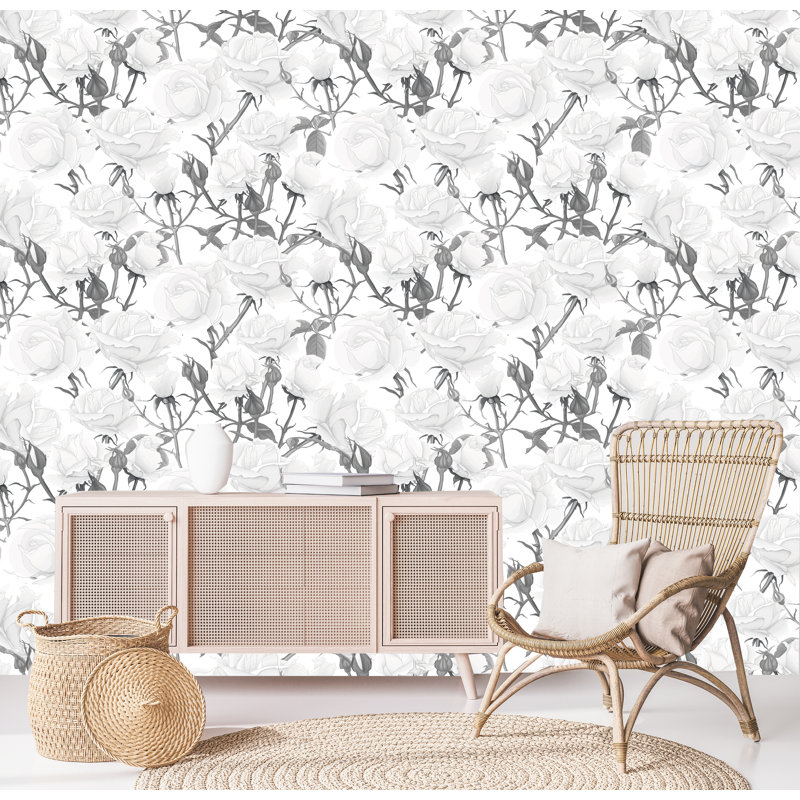 Peel & Stick Floral Roll
