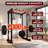 2000LBS Power Rack with Cable Crossover & LAT Pulldown – Squat Rack for Home Gym