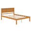 Lit plateforme minimaliste en bois avec tête de lit et sommier à lattes, sans sommier tapissier.-1878213039-1878213036