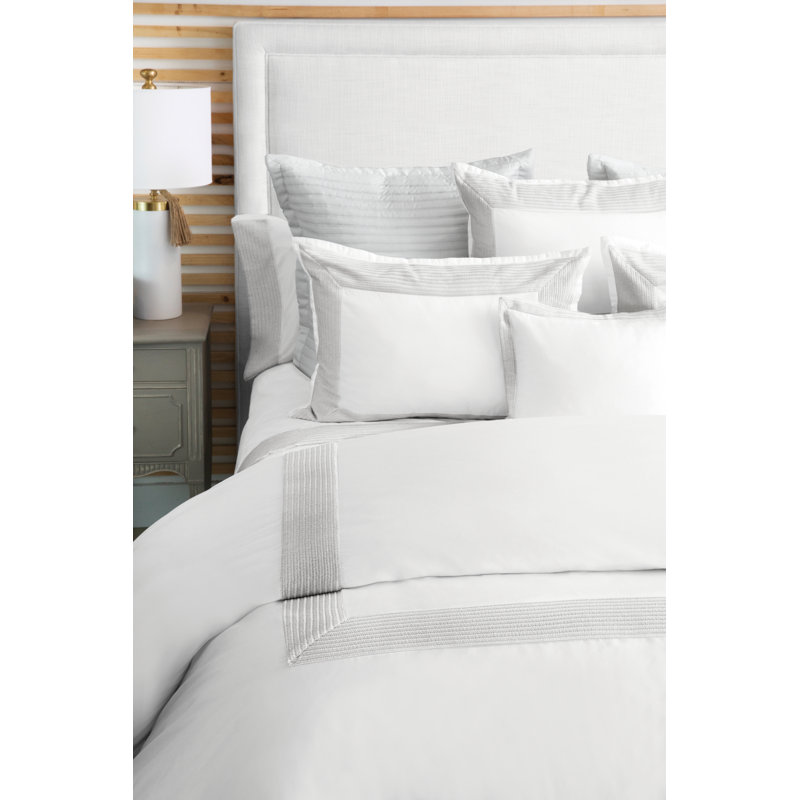 Herron_Duvet Cover, Twin Duvet Cover, White