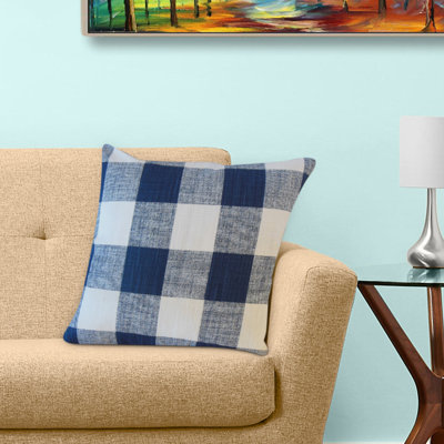 Coussin en coton écossais Lindauer