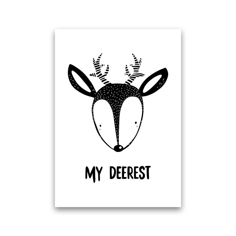 Deer by Miniofmine - Print, Unframed, 42cm H x 30cm W x 1cm D