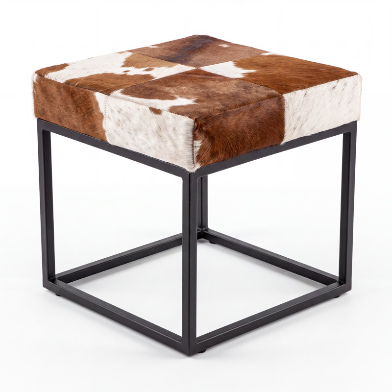 Tabouret d'appoint rembourré Modern, Brown