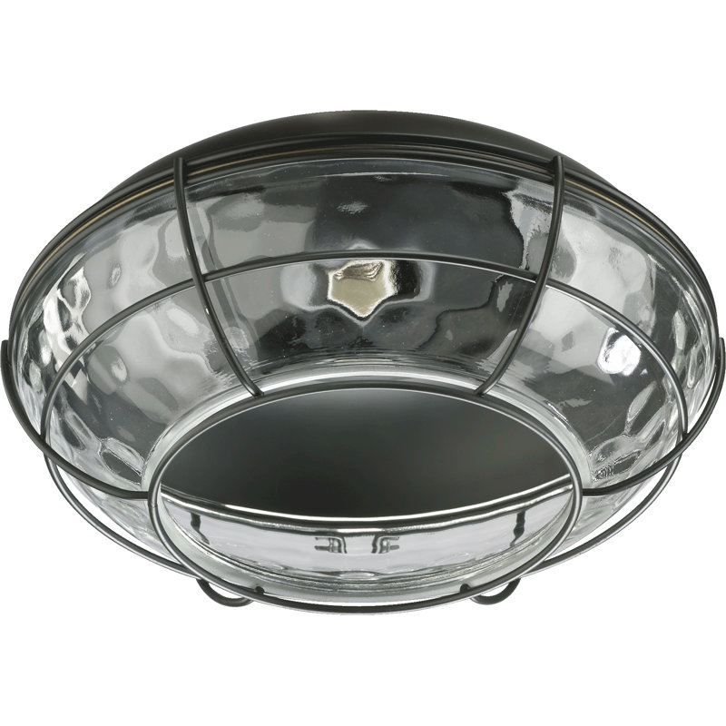 Ventilateur de plafond pour patio 1 lumière Wojtowicz 12,75 ", Fluorescent, Ancien monde