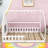 Full Wood House Bed Frame with Built-In Window, LED Light String and Fence-260515602