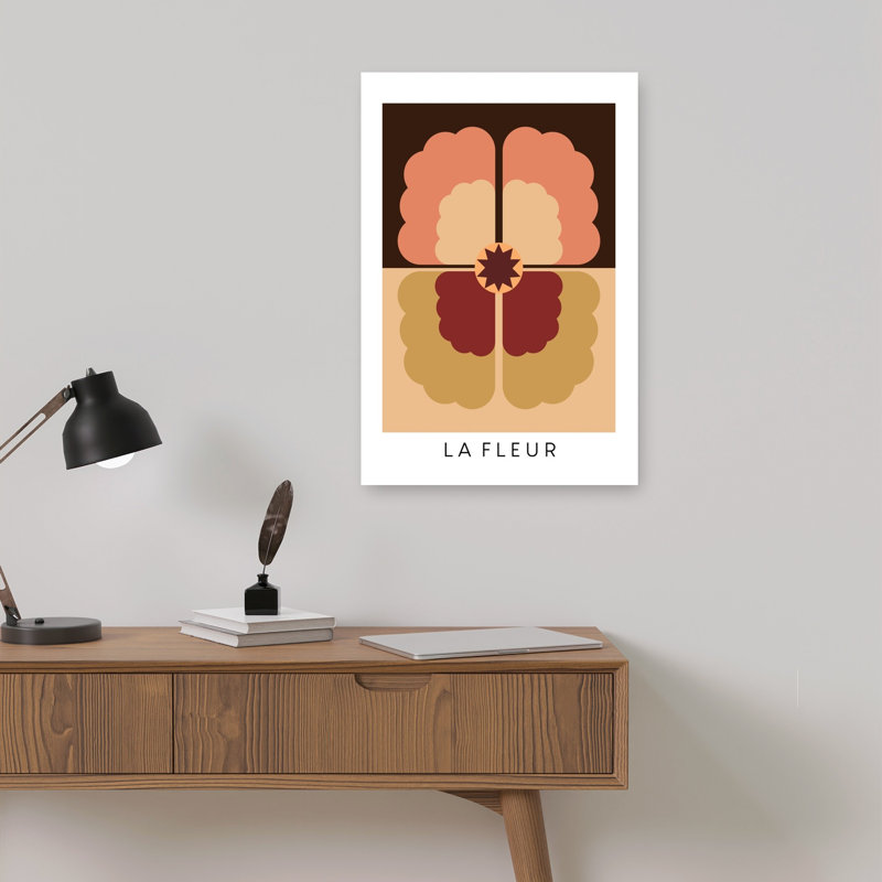 Reproduction d'art géométrique géométrique, 18" H x 12" W