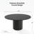 Solid Wood Dining Table Round Pedestal Kitchen Table-742021725-742021726