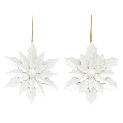 Ensemble d'ornement en forme de fleur 2 pièces