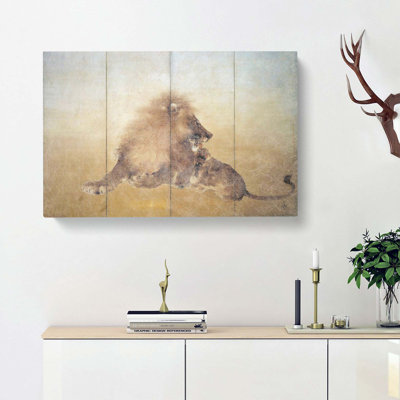 Lion by Takeuchi Seiho - Wrapped Canvas Art - Wrapped Canvas