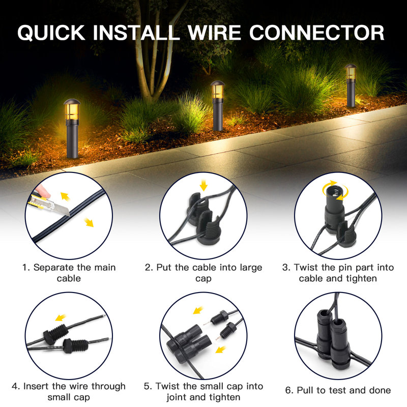 Bronze LED Low Voltage Pathway Lights Multipack