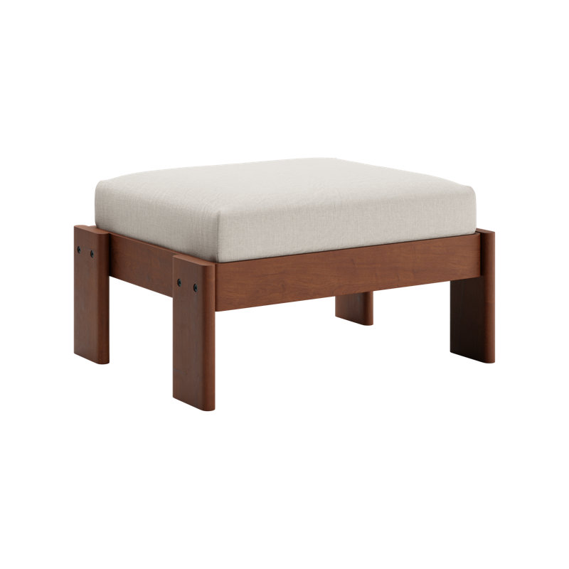 Bacana Ottoman, Oat Upcycled Poly