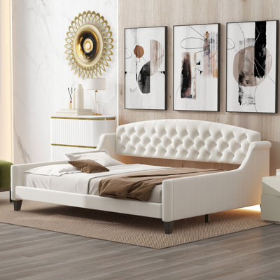 Lit de jour capitonné Modern Luxury
