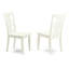 Ensemble de mobilier de salle à manger 9 pièces comprenant une table de cuisine rectangulaire avec rallonge papillon et 8 chaises de salle à manger, 42 x 78 pouces, lin blanc-27074980-27075002