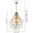 12 - Light Dimmable Tiered Glass Bubble Chandelier For Dinning Room-96432409