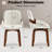 Faux Leather Upholstered Swivel Dining Chairs (Set of 4)-1671830933-1671830930