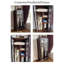 Armoire française rétro en bois massif