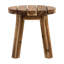 Table d'appoint ronde en bois 16 x 16 po, solide et pour table 16 x 16 po, convenant à la maison