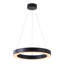 Lustre halo 1 lumière DEL noir mat-1786523239