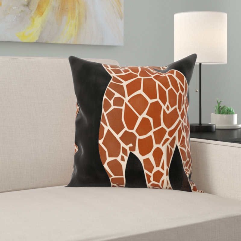 Giraffe Throw Pillow