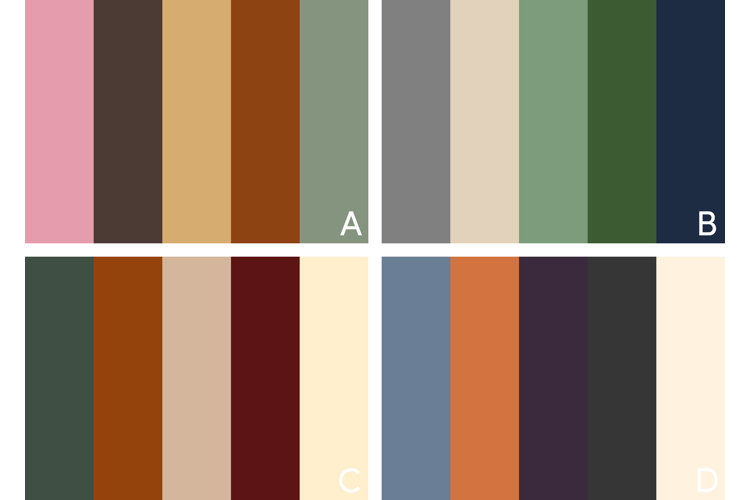 Which color palette feels the most like your giftee?