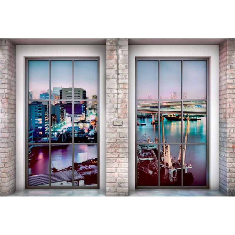 Panneau mural Windows City View L 8,2 pi x l 145,2 po
