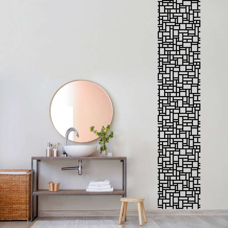 Adhésif décoratif très rétro, Gris