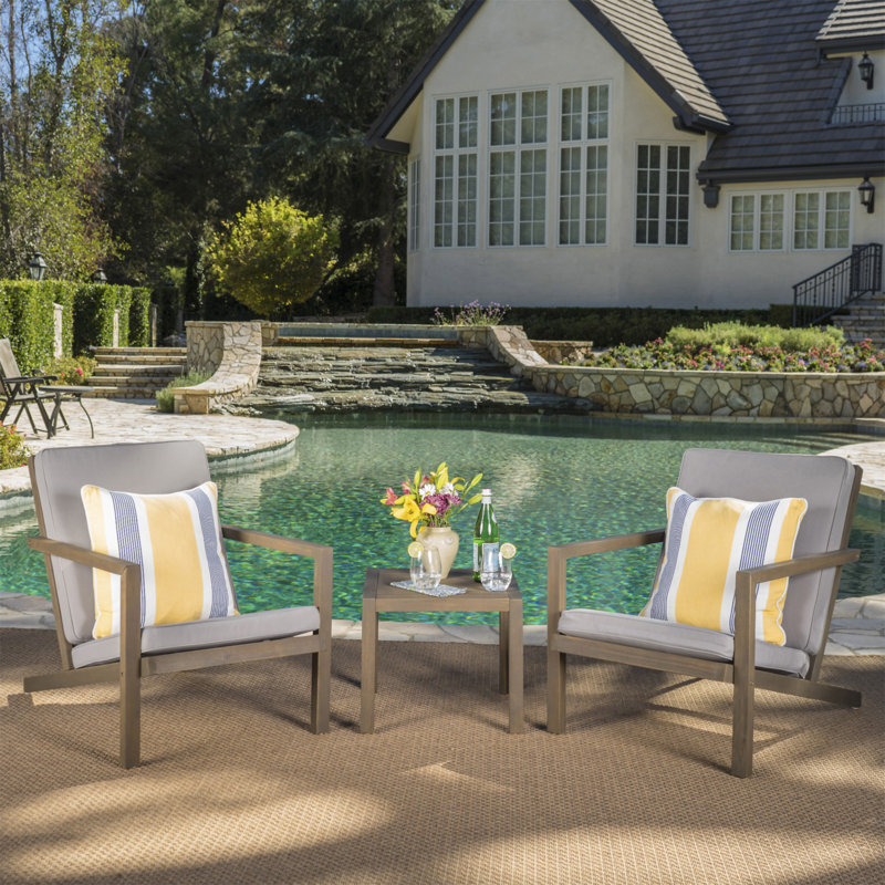 Leah 3-Pc. Chat Set, Natural, Gray