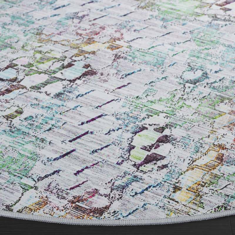 Tapis Braileigh avec envers antidérapant, Rond 6 pi