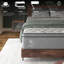 Matelas en mousse viscoélastique imprégnée de gel de 12 pouces pour très grand lit, état, compatible avec base réglable, résultat de la libération, faible vibration, qualité hydrofuge, teinte grise et blanche, maquillage de printemps