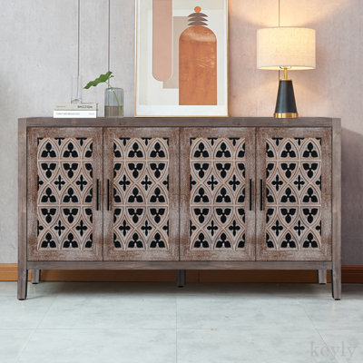 Wynsum 59.8" Wide Hollow Four-Door Sideboard