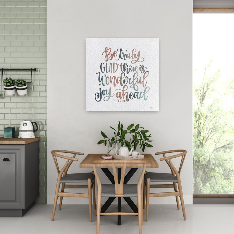 Wonderful Joy Ahead, art contemporain abstrait, H 32 po x l 32 po