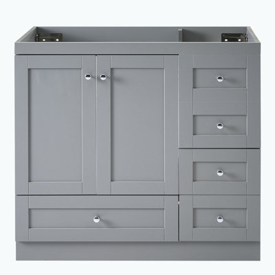 Meuble-lavabo de salle de bain sans lavabo