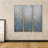" Silver Ice " by Martin Edwards 3 - Pieces Painting Print