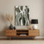 Abstrait figuratif 91, art mural en métal brun-1278029408