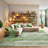 Abstract 4x6 Area Rug for Living Room Dining Room Entryway Sage Green-363731431