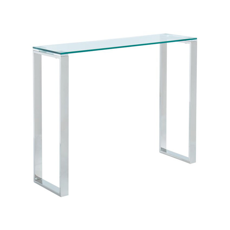 Console / bureau Eric en argent