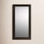 Miroir de plancher en bois tressé Deerwood
