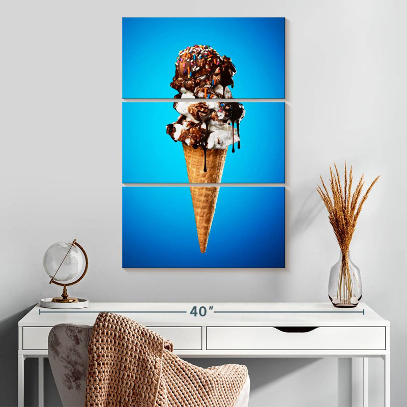 Crème glacée Yarlin, H 32 po x l 20 po