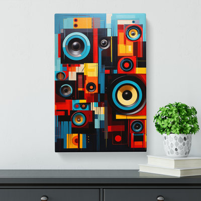 Speakers Constructivism No.2 - Wrapped Canvas