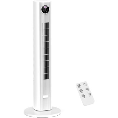 Tower Fan For Bedroom, 90° Oscillating Fan With 12H Timer,...