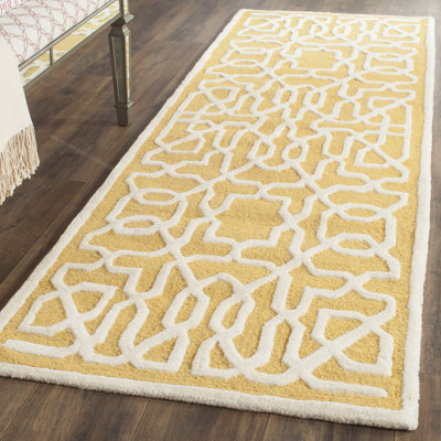 Cannen Hand Tufted Wool Geometric Rug